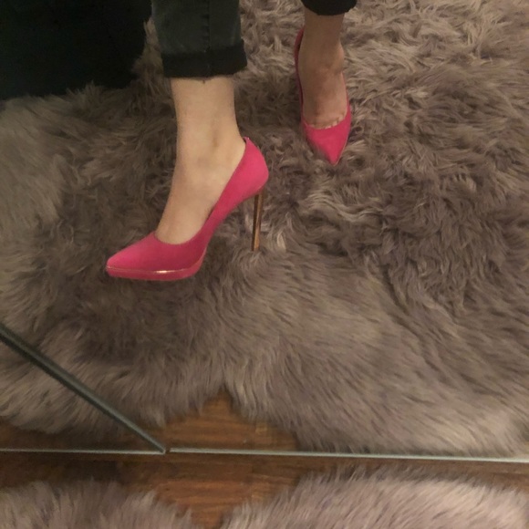 Ted baker pink and gold heels - Picture 4 of 6